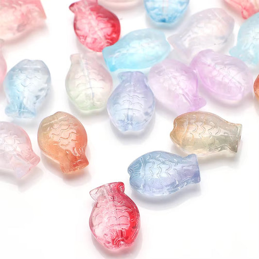 BBB 94 Fish Crystal glass beads ( 1 pc )