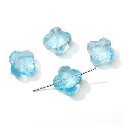 GB52 Clover flower glass bead ( 1 pc ) Lampwork Bead