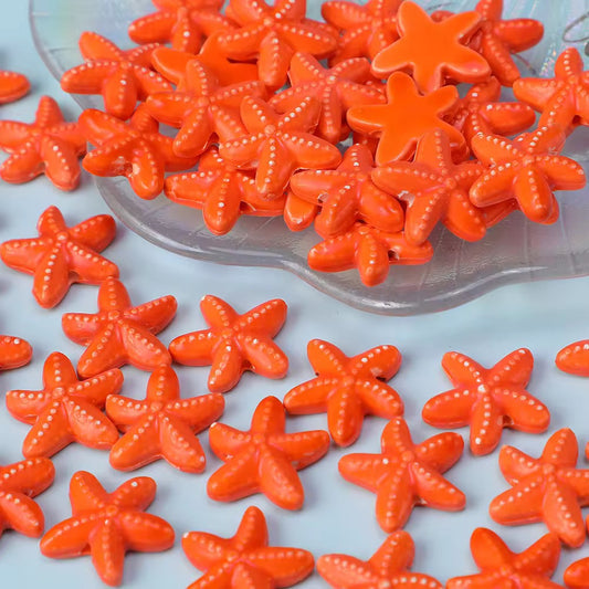 BBB 053 (a) Star Fish porcelain ceramic bead ( 1 pc )