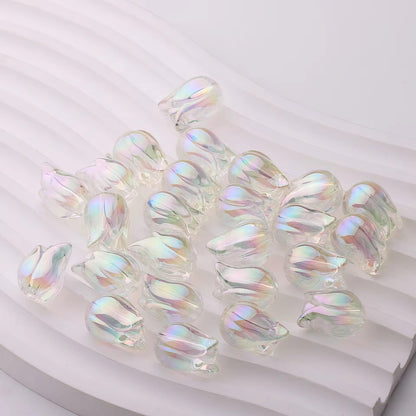 AB83 Tulip transparent luminous Acrylic bead ( 1 pc )