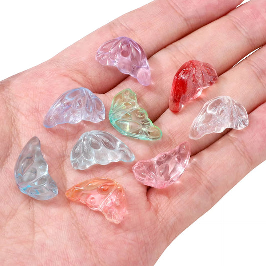 GB45 Butterfly One wing glass bead ( 1 pc ) Lampwork Bead
