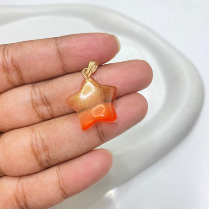 GB 1572 Star glass pendant- per piece