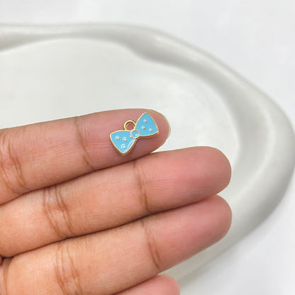 EC 1539 Bow enamel charm ( 1 pc )