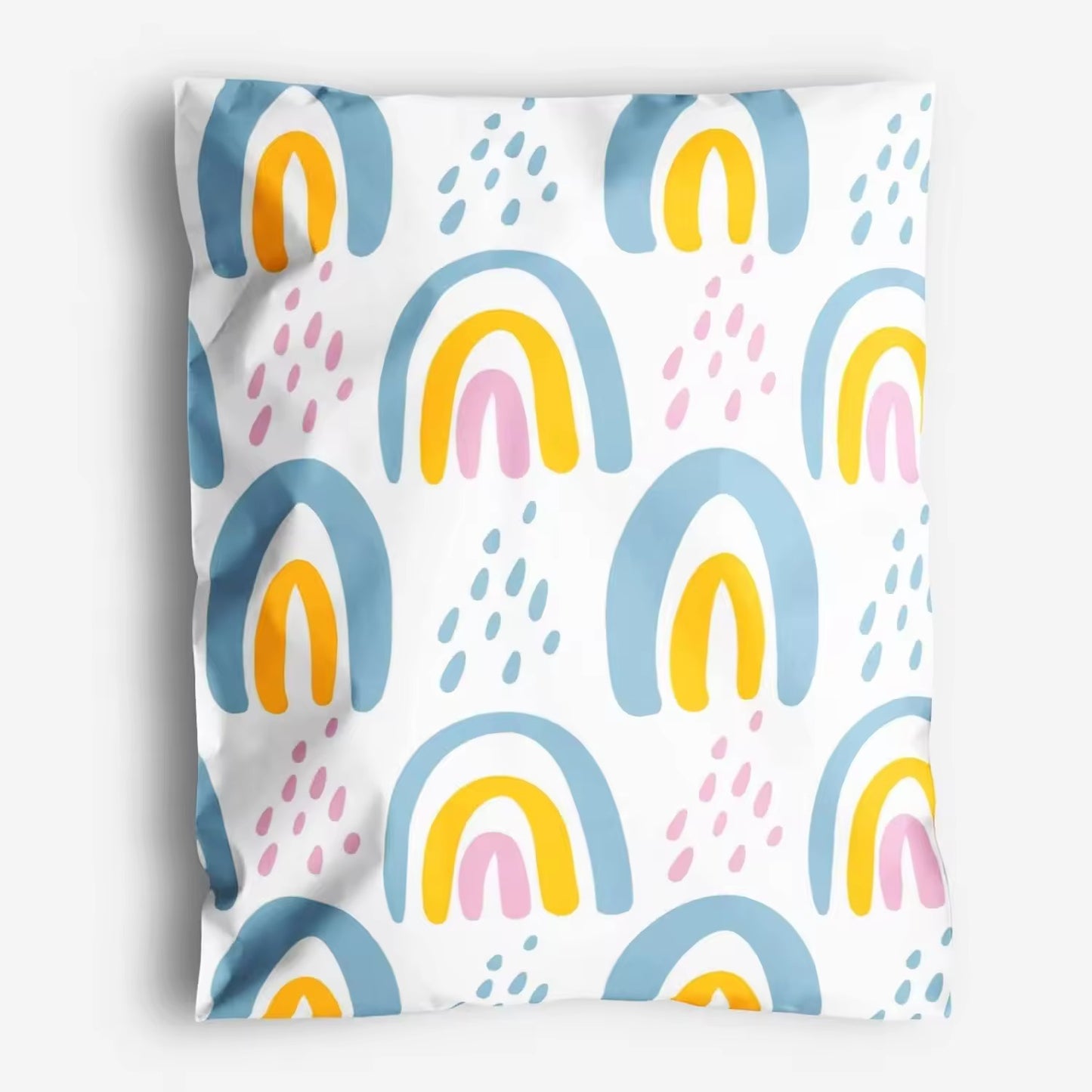 Rainbow Poly Mailer Bag -  Waterproof & Double Sided - Designer Premium Packaging ( 10:13 inch )