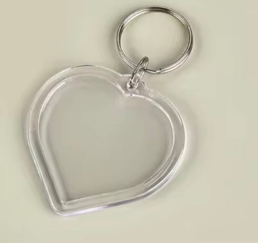BBB 428 (c) Photo frame with Keyring( 1 pc ) Acrylic ( 5*5 cm )