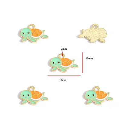 BBB 423 Ocean Them Enamel bundle Charm ( 1 set - 10 pc ) High Quality Shine