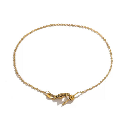 RBS01Z Embossed Chain Bracelet with Adjustable Slider ( 1 pc ) 18k Gold PVD