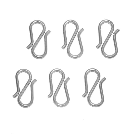 SS 3221 S Hook ( 1 pc ) Silver plated