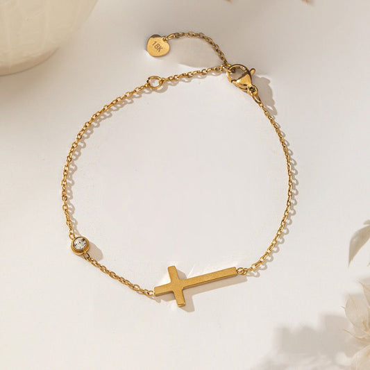 BSJ25D bracelet - 18k Gold PVD plated