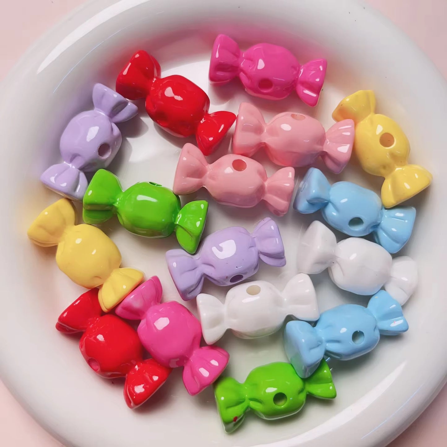BBB 398 Candy Shiny Bead ( 1 pc ) UV Plated Acrylic ( 23 mm )