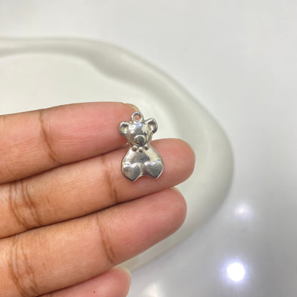 SC02C Bear silver PVD plated 316 stainless steel ( 1 pc ) - anti tarnish