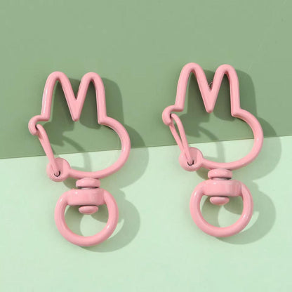 BBB 086 Rabbit shape buckle keychain  clasp ( 1 pc )
