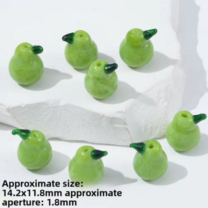 GB39 Fruit glass bead ( 1 pc ) Lampwork Bead
