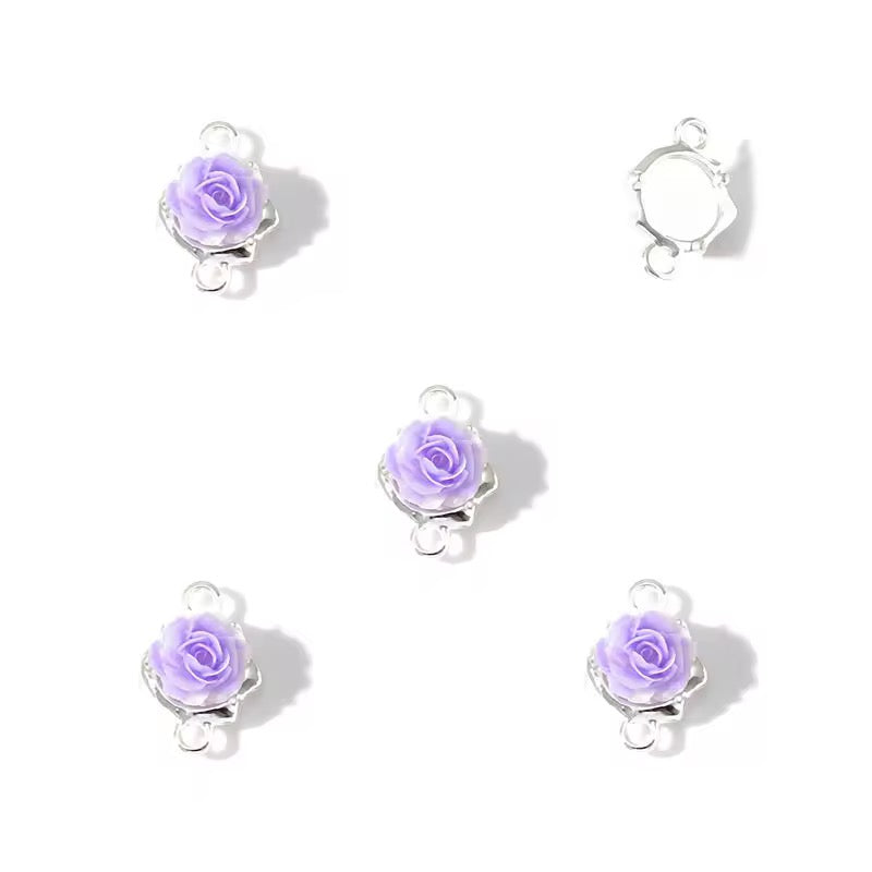 BBB 403 Resin Connector Enamel Charm ( 1 pc ) High Quality Shine ( 12*18mm )