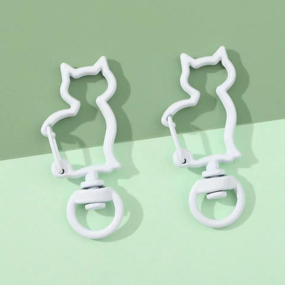 BBB 082 Cat  shape buckle keychain  clasp ( 1 pc )