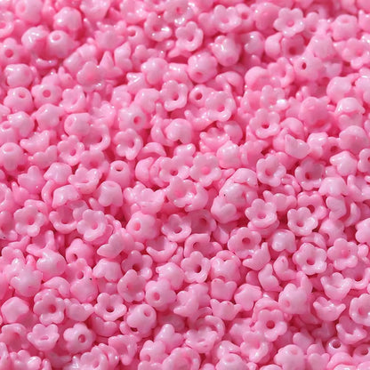 BBB 305 (f) Light Pink Tiny Bell Shiny  Bead ( 1 pack - 10 piece ) UV Plated Acrylic ( 6 mm )