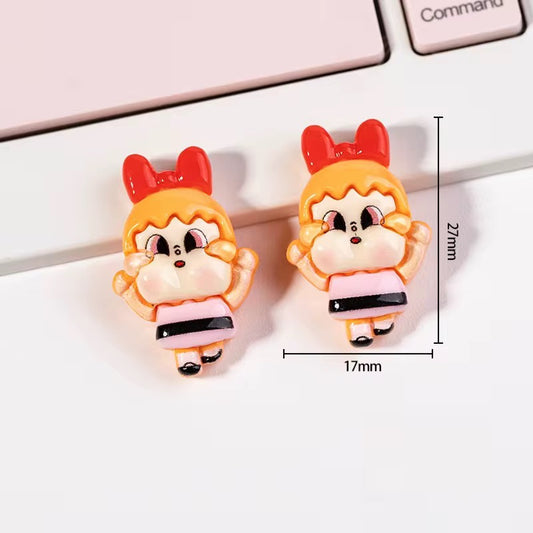 BBB 278 (c) Cry Baby Cartoon Resin charm ( 1 pc ) with Hook ( 20:25 mm )