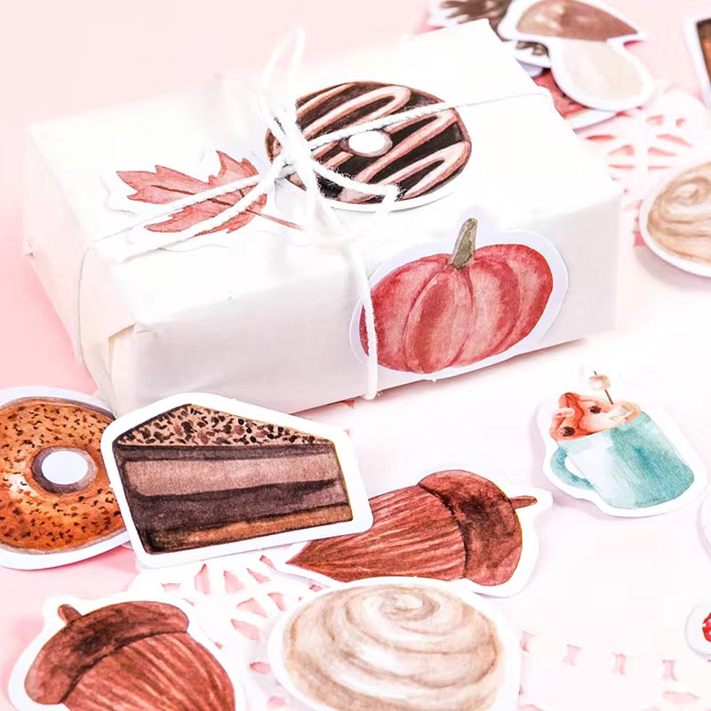 Sweety Desert Series Waterproof UV Resistant sticker ( 1 pack - 46 piece )