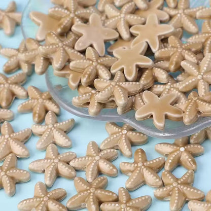 PCB23 Star Fish porcelain ceramic bead ( 1 pc )