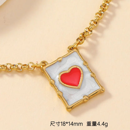 SC 03 (B) love letter Stainless steel charm ( 1 pc ) Anti tarnish