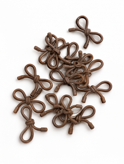 AC04Y Butterfly knot vertical hole bead ( 1 pc )