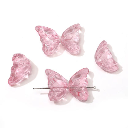 GB45 Butterfly One wing glass bead ( 1 pc ) Lampwork Bead