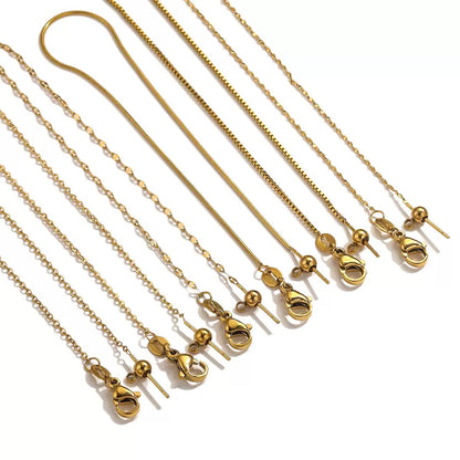 RBS02D Starry Chain Bracelet with Adjustable Slider ( 1 pc ) 18k Gold PVD