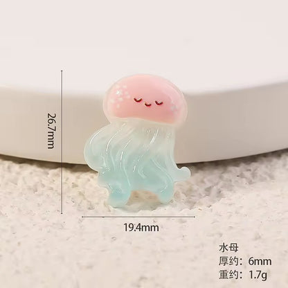 BBB 315 (a) Octopus Ocean Resin charm ( 1 pc ) with Hook