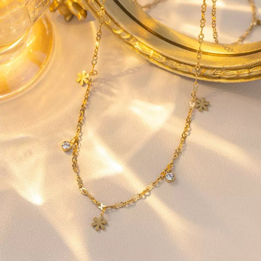 NSJ50G necklace - 18k gold PVD plated