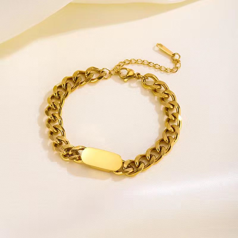 BSJ18B Veloura Link Bracelet 18k Gold PVD plated