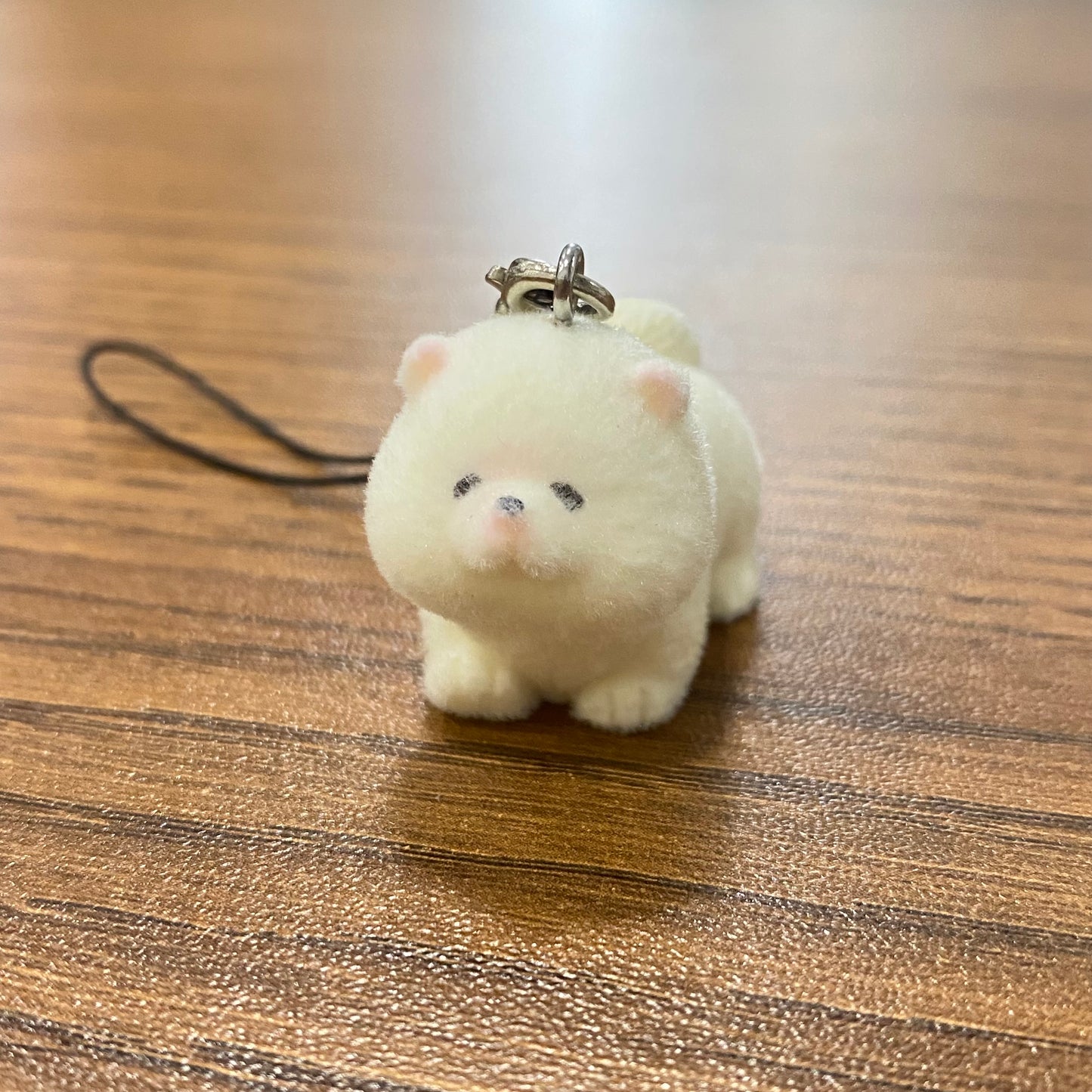 MBBB 267 (e) Cute Doggy 3D Flocking Resin charm ( 1 pc ) with Hook ( no keyring ) ( 95 mm )