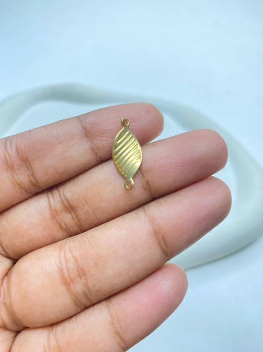 SS 2940 Marquise Connector Brass Charm ( 1 pc ) ( 20:8 mm )