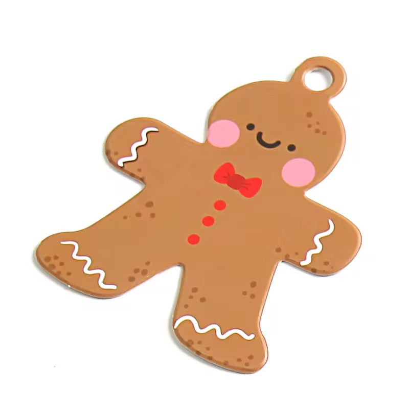 Snow man Christmas paper tag ( 1 pc ) gift tag card
