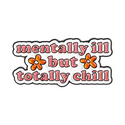 PK 112 Chill Enamel Pin Badge ( 1 pc ) Imported Premium Quality