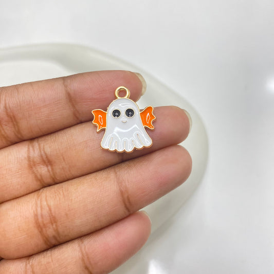 EC 1866 Ghost Halloween enamel charm ( 1 pc )