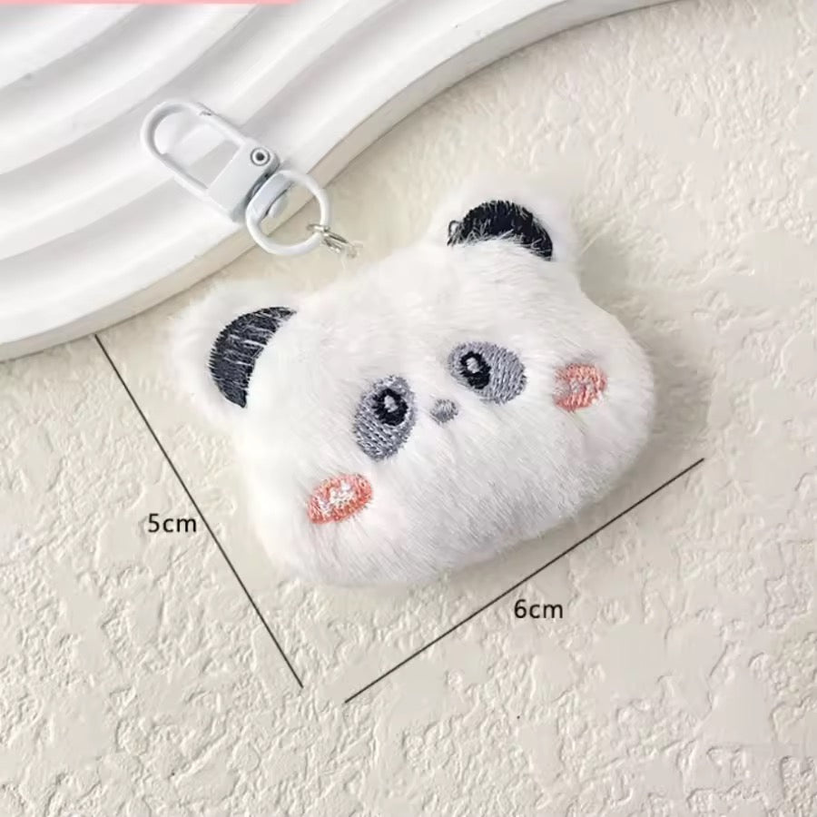 PK 27 Panda 3D Plush Toy Keychain ( 1 pc ) Imported Premium Quality