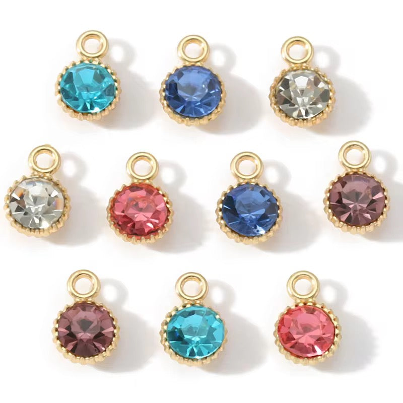 BBB 404 Zircon alloy Charm ( 1 pc ) High Quality Shine