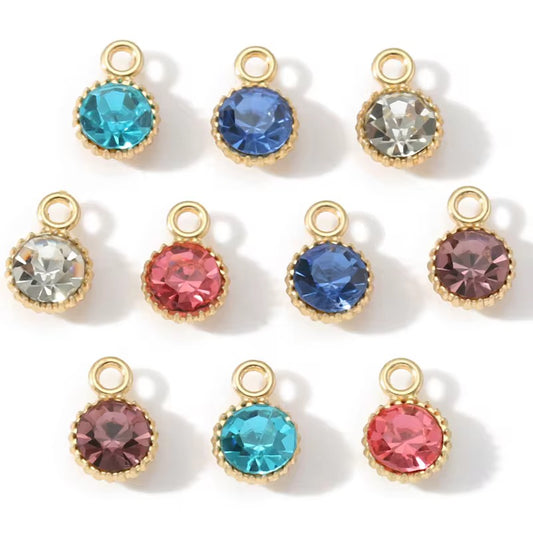 BBB 404 Zircon alloy Charm ( 1 pc ) High Quality Shine