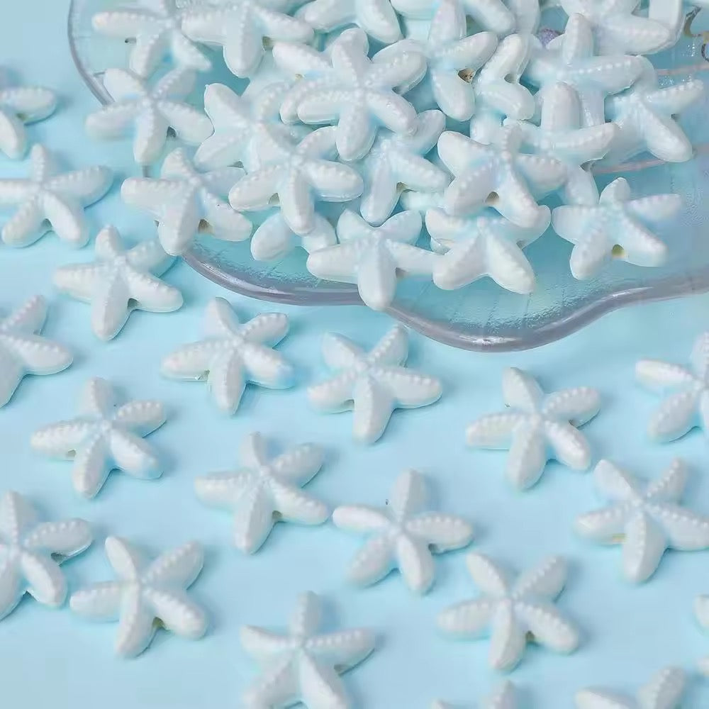 PCB23 Star Fish porcelain ceramic bead ( 1 pc )