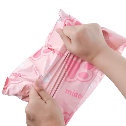 Paw-fect 😍 Poly Mailer Bag -  Waterproof & Double Sided - Designer Premium Packaging ( 10:13 inch )