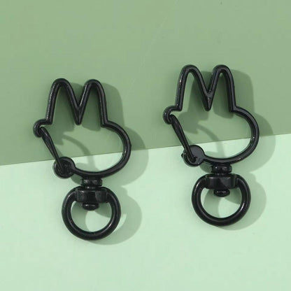 BBB 086 Rabbit shape buckle keychain  clasp ( 1 pc )