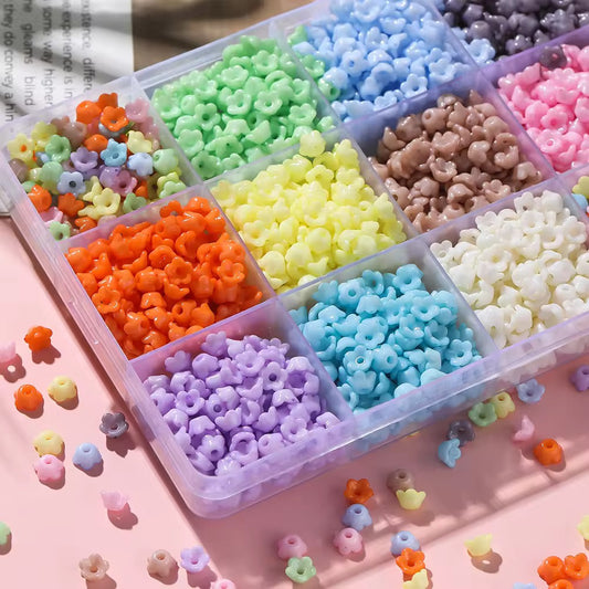 BBB 305 (j) Ink Blue Tiny Bell Shiny  Bead ( 1 pack - 10 piece ) UV Plated Acrylic ( 6 mm )