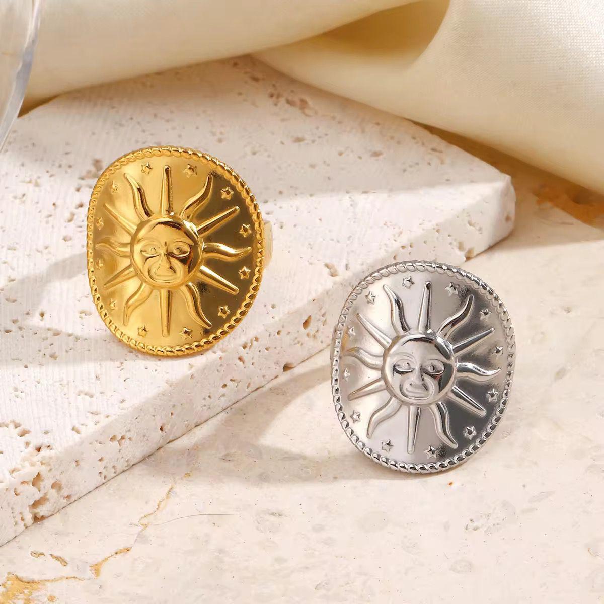 RSJ28B Sun textured Ring