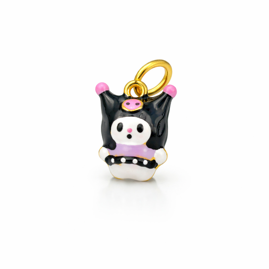 GPC 10 (B) Kuromi Charm - Premium Collectible 18k Gold plated ( 1 pc ) Anti tarnish ( 12:15mm )