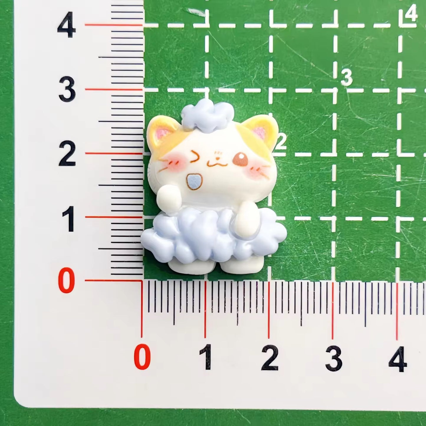 BBB 070 (e) Bubble bath Cat cartoon themed resin charm ( 1 pc ) with / without Hook