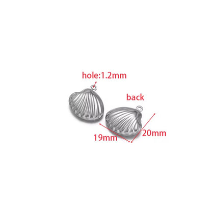 SC16J Shell charm 18k Gold PVD 316 stainless steel ( 1 pc ) Anti tarnish