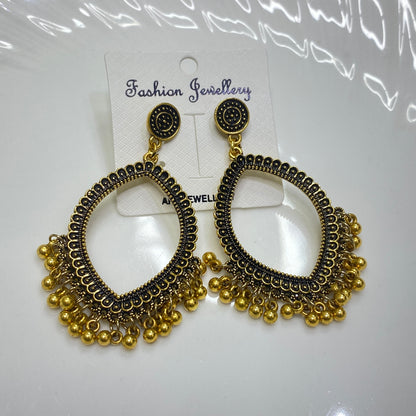 SS 913 - Gold jhumka for resin - per pair