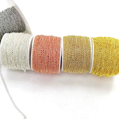 CN 315 Link Extension Chain Silver plated ( 1 feet ) Anti tarnish