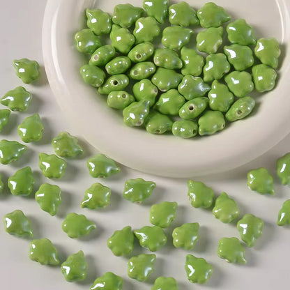 PCB17 Cloud Iridescent Ceramic Bead ( 1 pc ) Porcelian Ceramic ( 13:18 mm ) (Copy)