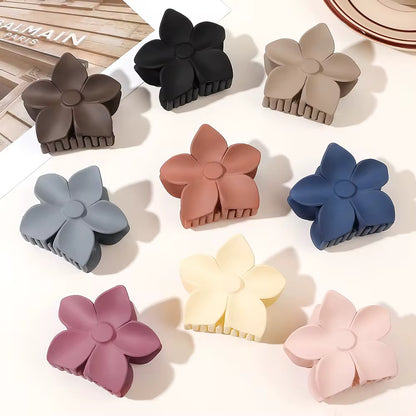 HA 15 (g) Pastel Pink Mini Hawaii Floral Hair Claw Clip ( 1 pc )